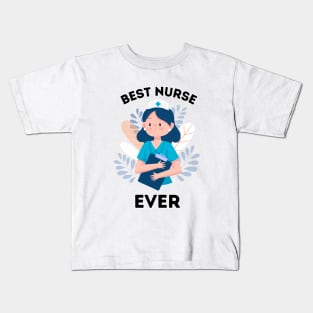 Best Nurse Ever Super Hero Kids T-Shirt